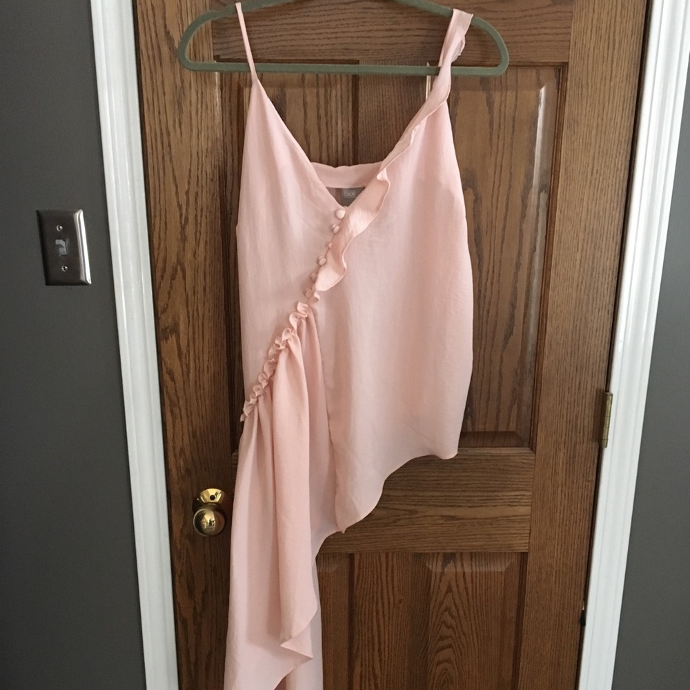 ASOS Blush asymmetrical cami/blouse